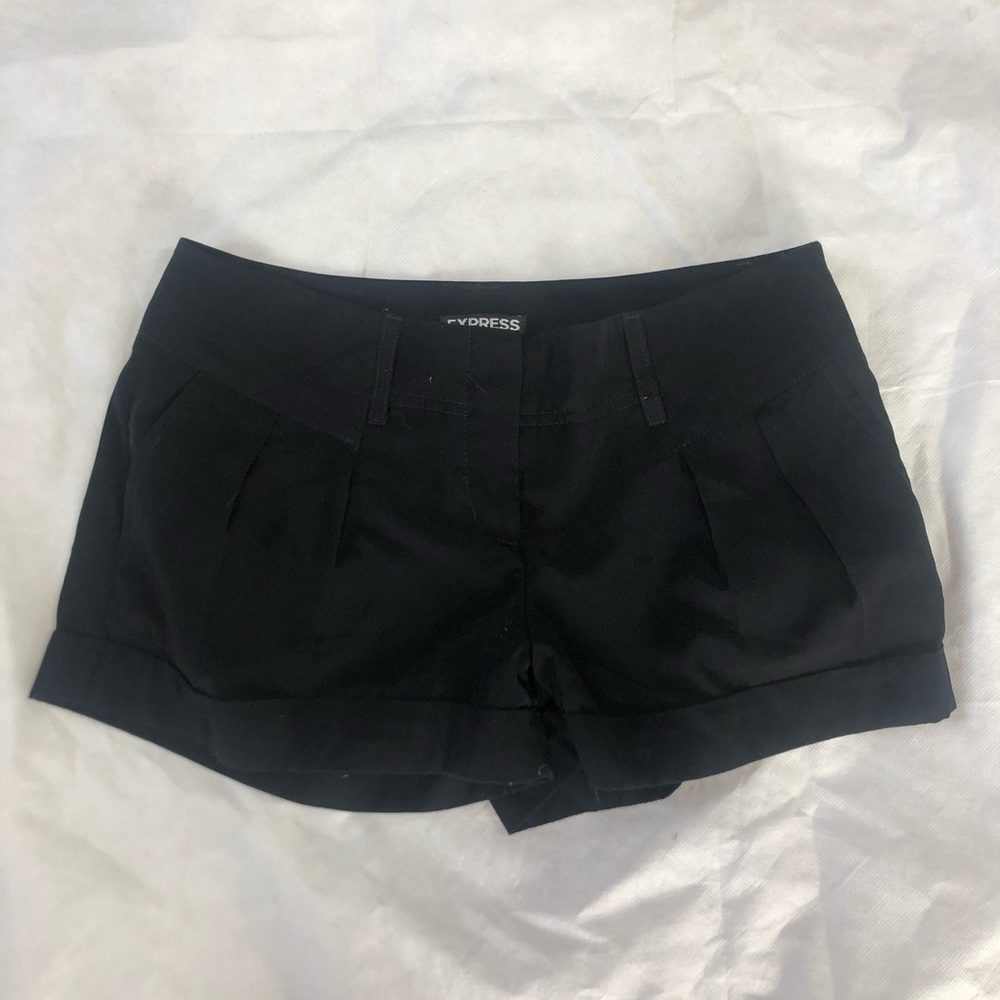 Express Black Dressy Shorts Sz 2